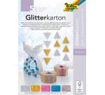 Folia Glitter Cardboard (silver, gold, pink, blue, and mix)