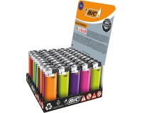 BIC Maxi briquet electronique, présentoir de 50 pièces