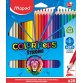 Maped kleurpotlood Color'Peps Strong, 24 potloden in een kartonnen etui