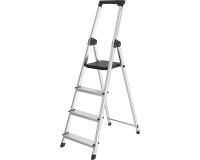 Brasq escabeau SL400, aluminium, argent, 4 marches