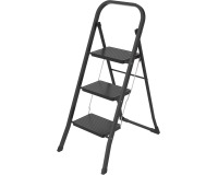 Huishoudtrap BRASQ 3 treden SL300 zwart