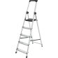 Brasq trapladder SL500, aluminium, zilver,  5 treden