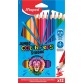 Maped crayon de couleur Color'Peps Jumbo Strong, 12 crayons en étui cartonné