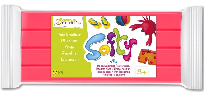 Darwi pâte à modeler Softy rose