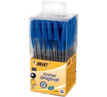 Bic Cristal Kugelschreiber, 50er Pack, mittel, Blau