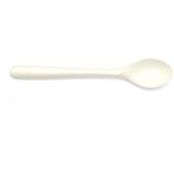 Folia cuillère à dessert, réutilisable, en CPLA, 14,5 cm, blanc, paquet de 50 pièces