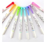 ZEBRA MILDLINER feutre pinceau et fineliner, étui de10 pièces, en couleurs assorties