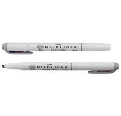 ZEBRA MILDLINER markeerstift, dubbele punt, grijs