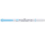 ZEBRA MILDLINER dual-tip highlighter, light blue