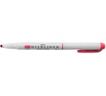 ZEBRA MILDLINER dual-tip highlighter, red