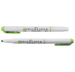 ZEBRA MILDLINER markeerstift, dubbele punt, groen