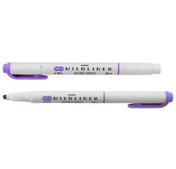 ZEBRA MILDLINER double-ended highlighter, purple