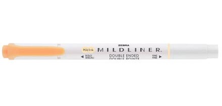 ZEBRA MILDLINER double-ended highlighter, orange
