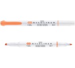 ZEBRA MILDLINER double-ended highlighter, apricot