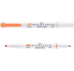 ZEBRA MILDLINER Doppelseitiger Textmarker, Aprikose