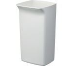 Langlebiger Mülleimer Durabin 40 Liter, weiß