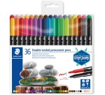 Viltstift Staedtler Design Journey permanent dubbele punt 36 kleuren