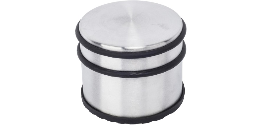 Deurstopper BRASQ met rubberen ringen rvs