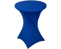 Tafelrok BRASQ voor statafel 80cm blauw