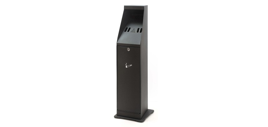Cendrier sur colonne Vepa Bins noir 31043774