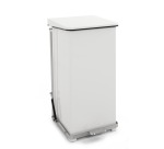 V-part conteneur à pédale industriel 90 l, blanc