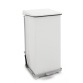 V-part conteneur à pédale industriel 90 l, blanc