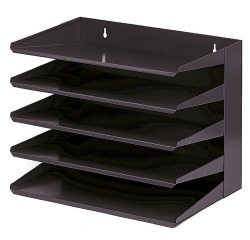 Etagère trieur Vepa Bins 5 compartiments noir