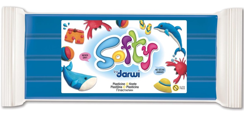 Darwi modeling clay Softy, blue