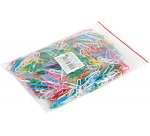 OFFICE products papierklemmen, 28 mm, geassorteerde kleuren, zak van 500 stuks