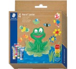 Staedtler Noris Junior gouache au doigt, assorti, 4 tubes de 75ml