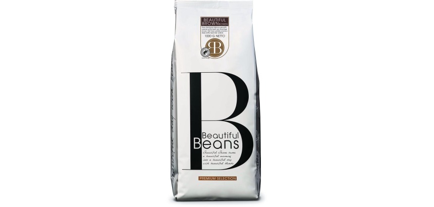 Beautiful Beans whole bean coffee Brown Boon, 1 kg bag