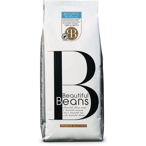 Beautiful Beans café en grains Blue Boon, sac de 1 kg