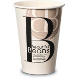 Beautiful Beans Kartonnen Beker, 180 cc, 100 stuks