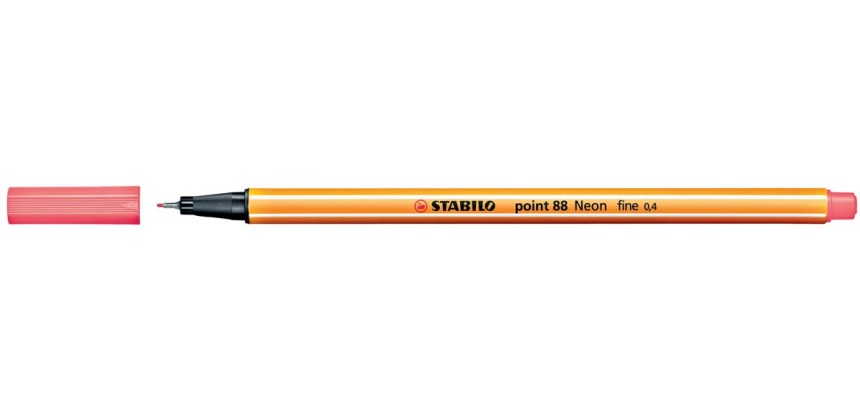 STABILO point 88 fineliner, rose néon