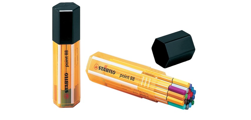 STABILO point 88 fineliner, Big Point box, 20 pièces en couleurs assorties
