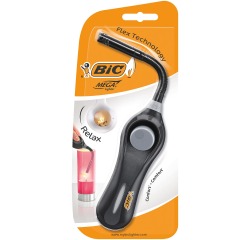 BIC Megalighter flex, couleurs assorties, blister de 1 pièce