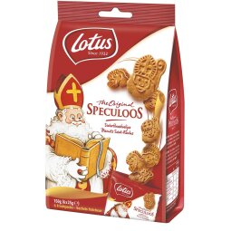 GB_Lotus speculoos biscuits Saint-Nicolas, paquet de 6 x 25 g