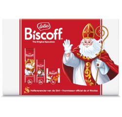 Lotus biscuit speculoos, boîte Saint-Nicolas, 180 g, boîte de 5 pièces