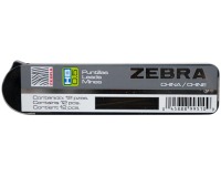 ZEBRA potloodstiften, 0,5 mm, HB, etui van 12 stuks
