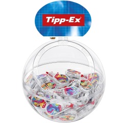 Tipp-Ex mini pocket mouse, dérouleur de correction, présentoir de 40 pièces