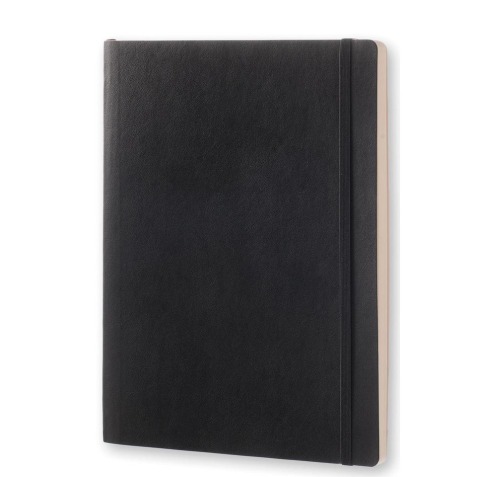 Moleskine notitieboek,  ft 19 x 25 cm, puntraster, soepele cover, 192 blad, zwart