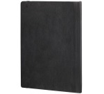 Moleskine notebook, size 19 x 25 cm, dotted, flexible cover, 192 pages, black