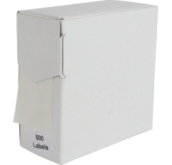 Rillprint étiquettes rondes, diamètre 35 mm, rouleau de 500 pièces, transparent