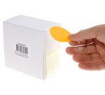 Rillprint étiquettes rondes, diamètre 50 mm, rouleau de 500 pièces, orange fluo