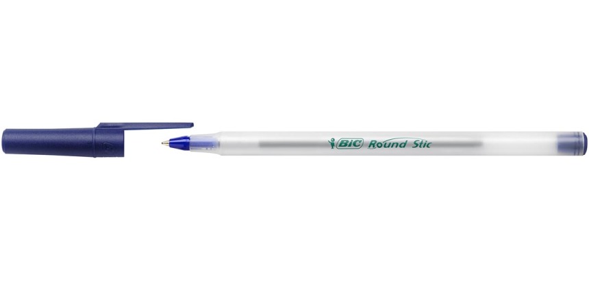 Bic ECOlutions Round Stic ballpoint pen, blue