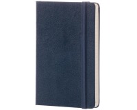 Moleskine notitieboek, ft 9 x 14 cm, gelijnd, harde cover, 192 blad, saffier