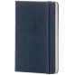 Moleskine carnet de notes, ft 9 x 14 cm, ligné, couverture solide, 192 pages, saphir