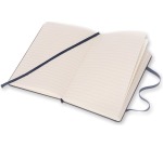 Moleskine notitieboek, ft 9 x 14 cm, gelijnd, harde cover, 192 blad, saffier