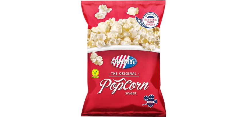 Jimmy's Popcorn Classic, sweet, 100 g bag