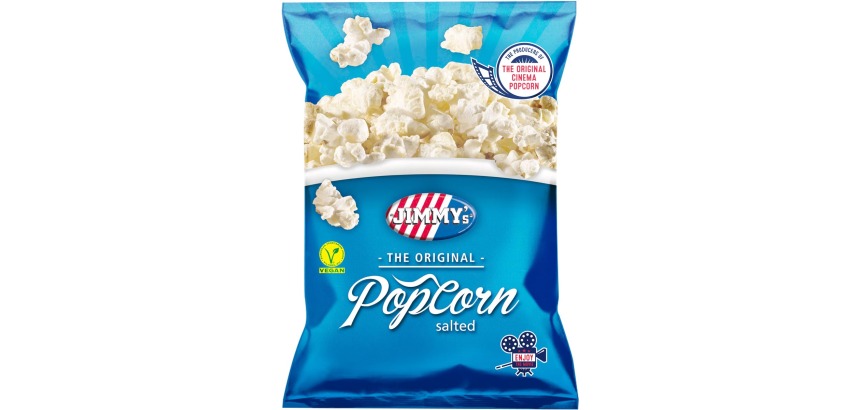 Jimmy's Popcorn Classic, salé, sachet de 80 g